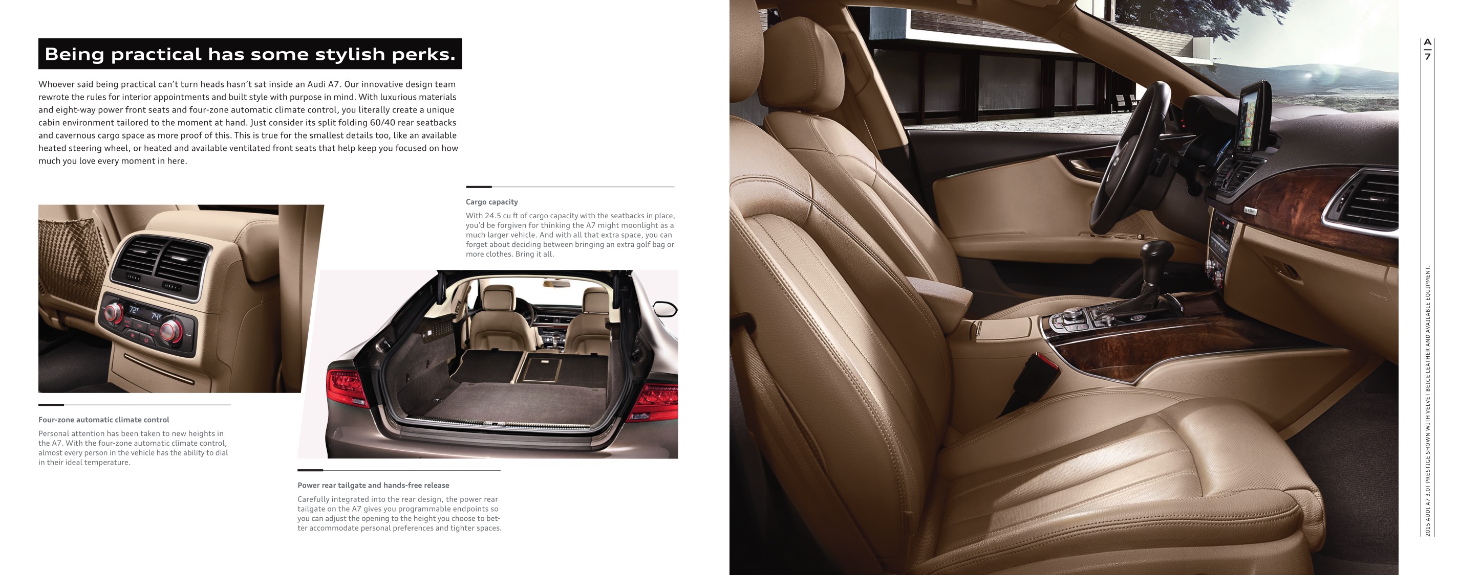 2015 Audi A7 Brochure Page 1